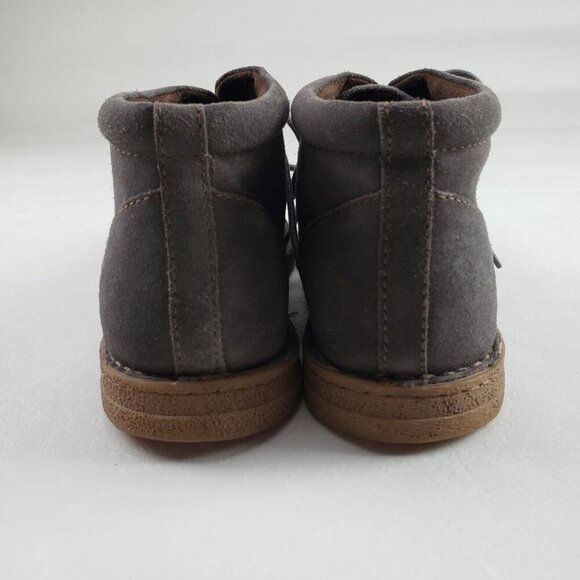 Born Sampson Suede Chukka Boot Mens 11 Gray Lace Up Comfort Ankle Shoe - Picture 8 of 11